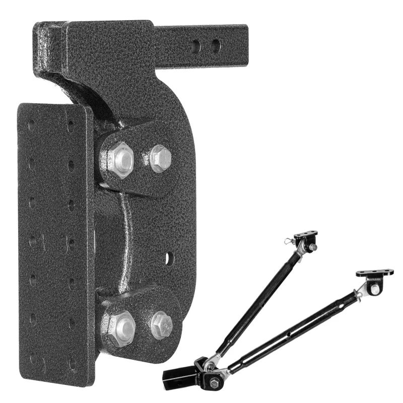 Gen-Y The BOSS TORSION-FLEX Pintle Plate 2" Shank 12.5" Drop 1.7K TW 16K Hitch Stabilizer Model GH-1401