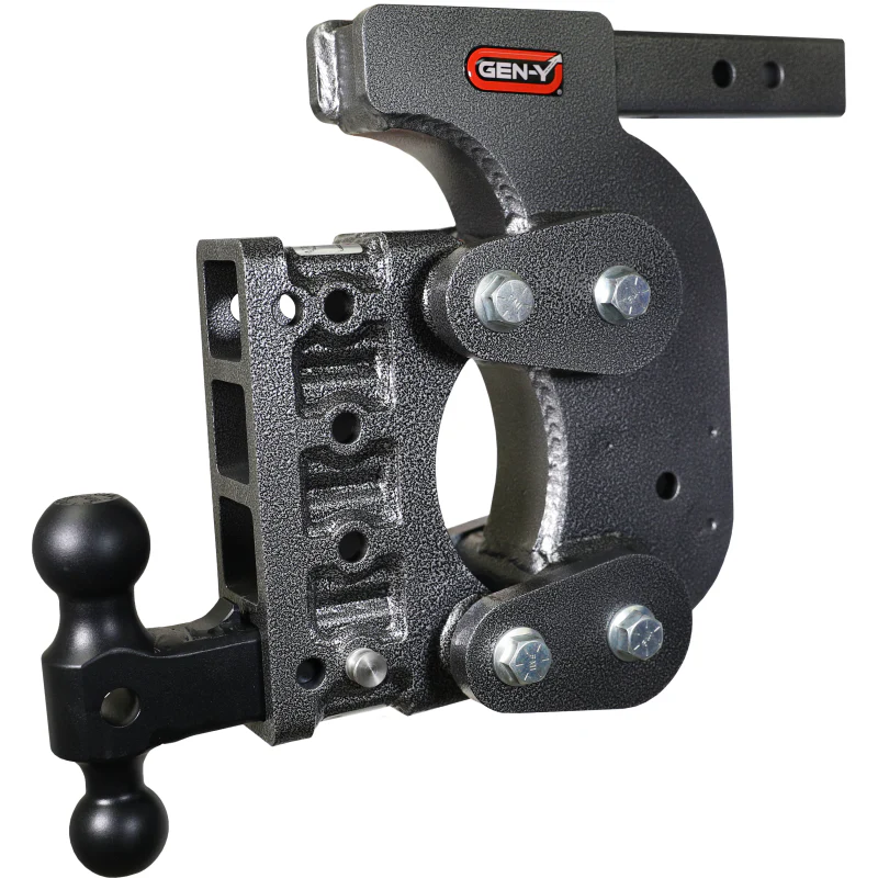 Gen-Y The BOSS TORSION-FLEX 2" Shank 12.5" Drop 1.7K TW 16K Hitch Dual-Ball Stabilizer Model GH-1414