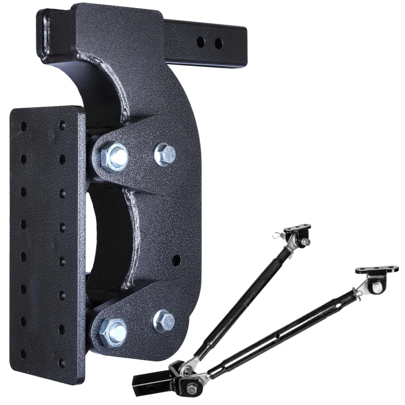 Gen-Y The BOSS TORSION-FLEX Pintle Plate 2.5" Shank 15" Drop 2.4K TW 21K Hitch Stabilizer Model GH-1501