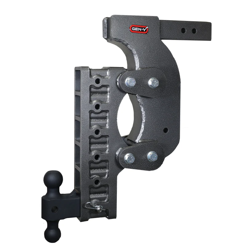 Gen-Y The BOSS TORSION-FLEX 2.5" Rec 21" Drop 2.4K TW 21K Hitch Dual-Ball Stabilizer Model GH-1516