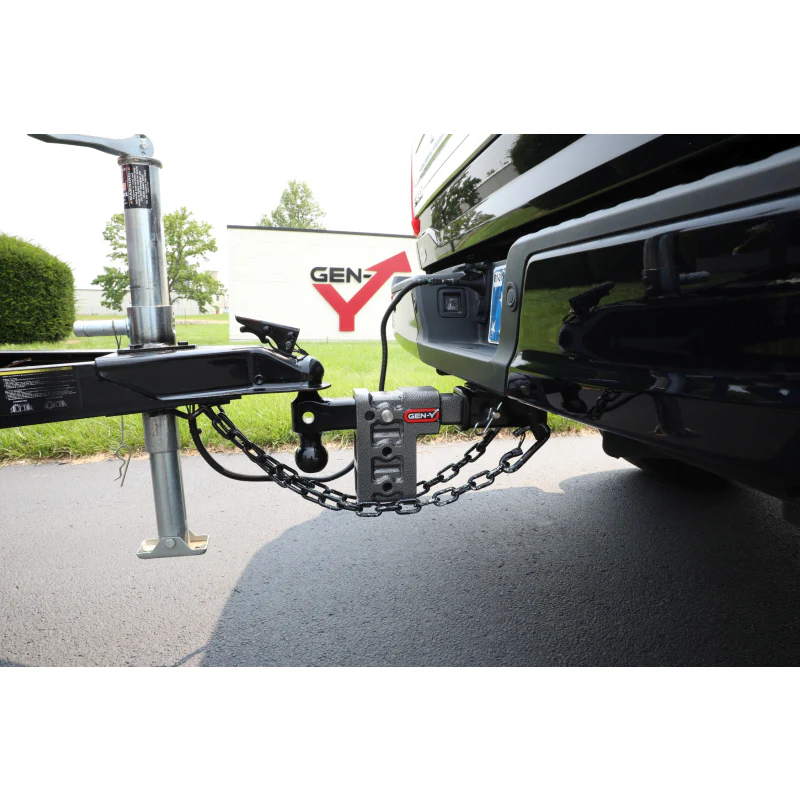 Gen-Y MEGA-DUTY 2" Shank 12.5" Drop 2K TW 16K Hitch Dual-Ball Pintle Lock Model GH-526 - Image 2