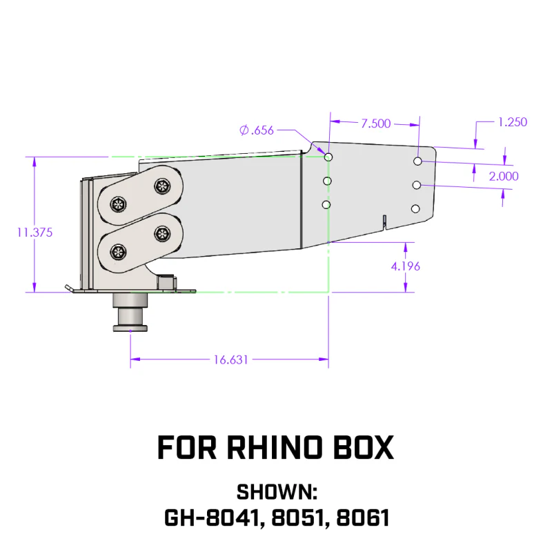 Gen-Y EXECUTIVE TORSION-FLEX Rhino 5th Wheel King Pin 2.5K-4.5K pin 30K Towing Model GH-8051 - Image 7