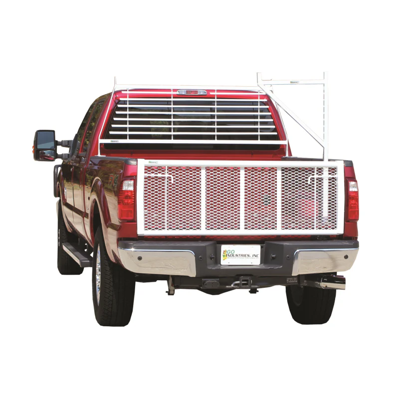 Go Industries Painted Straight Tailgate - White Model 6618