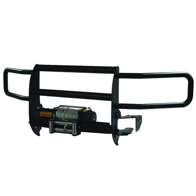 Go Industries Winch Grille Guard - Black Model 33644B - Image 2