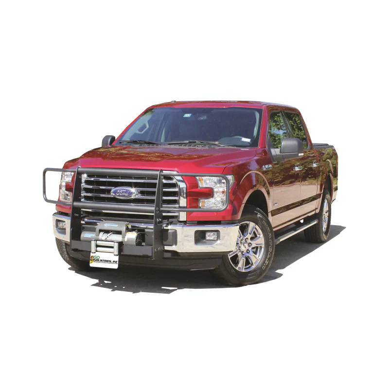 Go Industries Winch Grille Guard - Black Model 33656B
