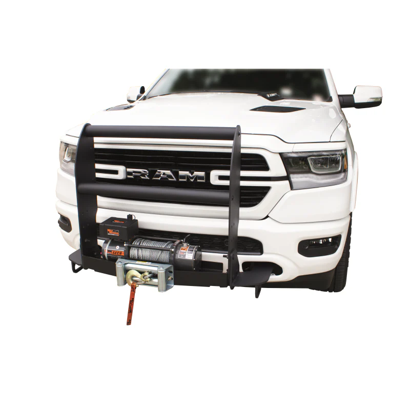 Go Industries Winch Grille Guard - Black Model 33675B - Image 3