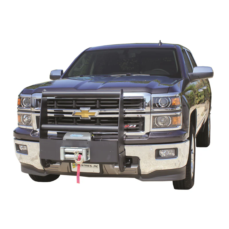 Go Industries Winch Grille Guard - Black Model 33736B - Image 2