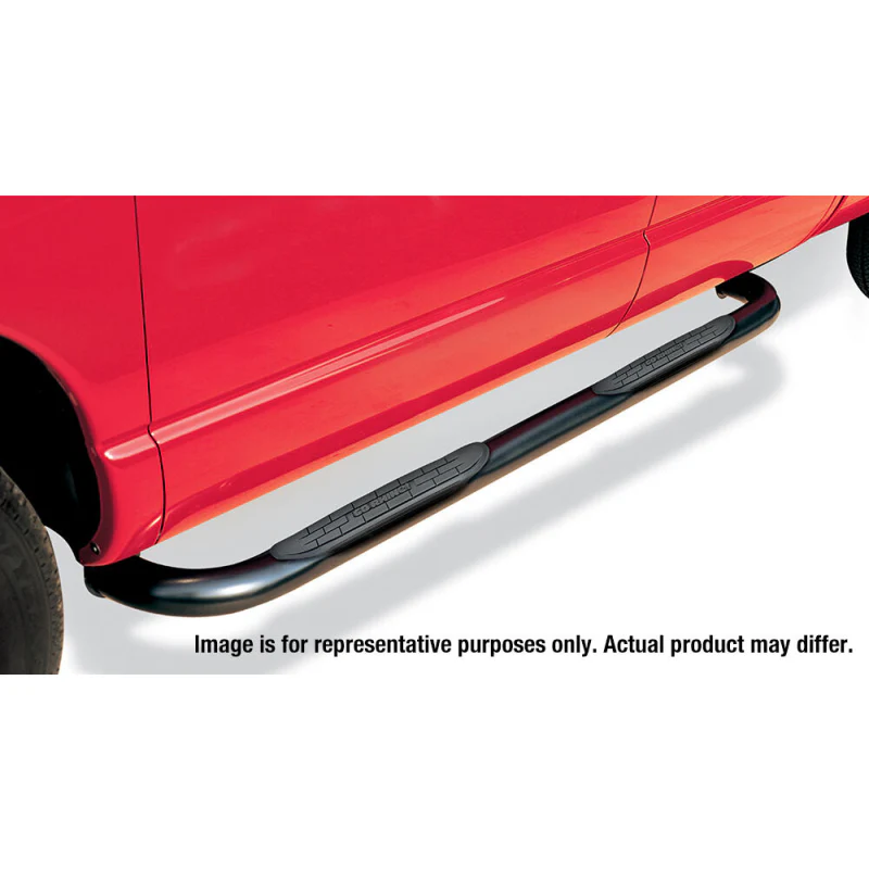 Go Rhino 4000 Series Step Nerf Bars with Mounting Brackets Kit Black Powder Coat Model 4176B - Image 2