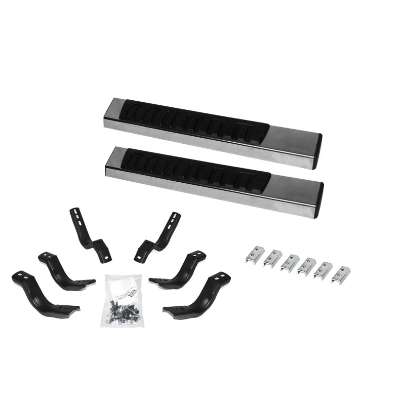 Go Rhino 6" OE Xtreme II Step Nerf Bars with Mounting Brackets Kit Model 6862418052PS