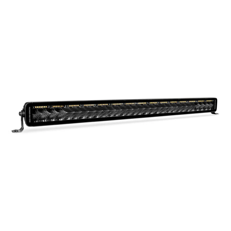 Go Rhino Blackout Series DOUBLELINE 30" Double Row Light Bar w/Amber LEDs Model 753003012CDS - Image 5
