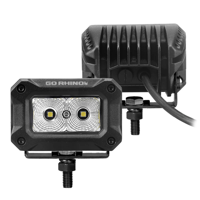 Go Rhino Bright Series 3x2 Rectangular LED Flood Lights Model 751003023FBS - Image 6