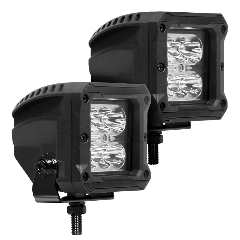 Go Rhino Bright Series 3x3 Cube LED Spot Lights Pair Model 751803023SCS - Image 5