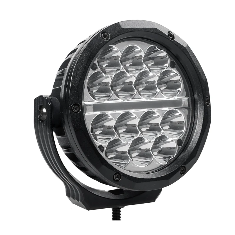 Go Rhino Bright Series Round 6" LED Driving Light W/Daytime Running Light Model 750700623DRS - Image 8