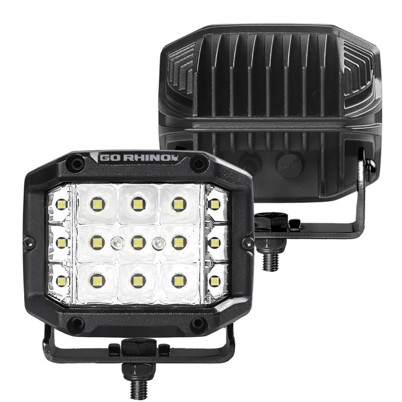Go Rhino Bright Series Spot 4x3 Sideline Cube LED Light Model 750300323SCS - Image 6