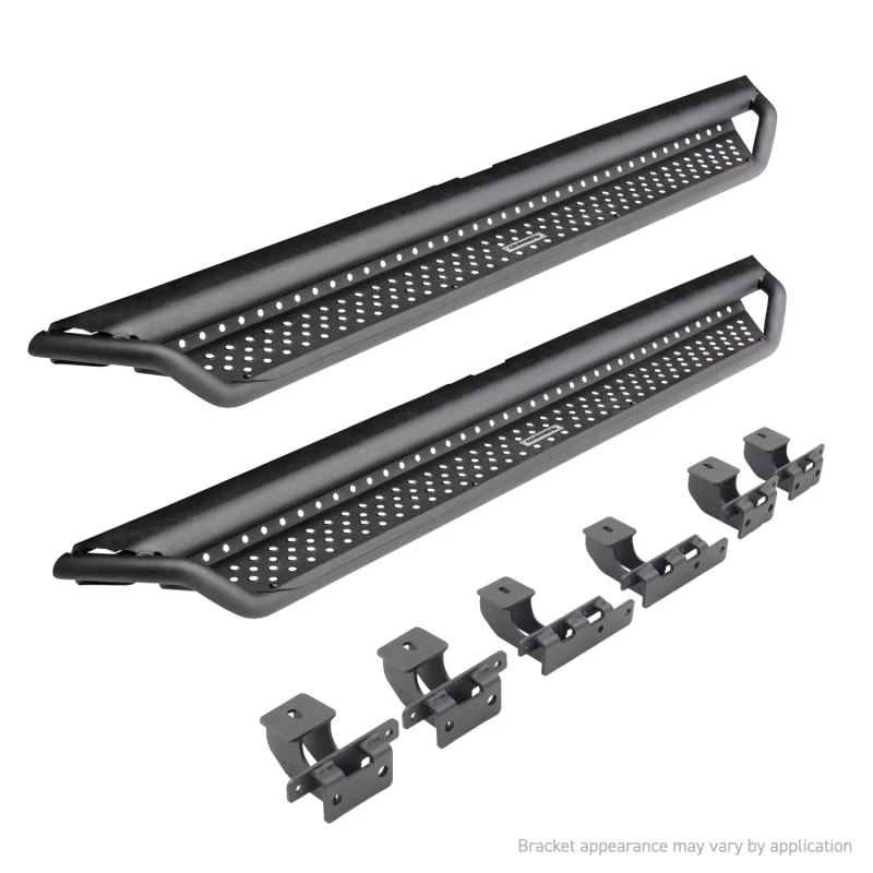Go Rhino Dominator Xtreme D1 Running Baords with Rocker Panel Mounting Bracket Kit Model D14506T