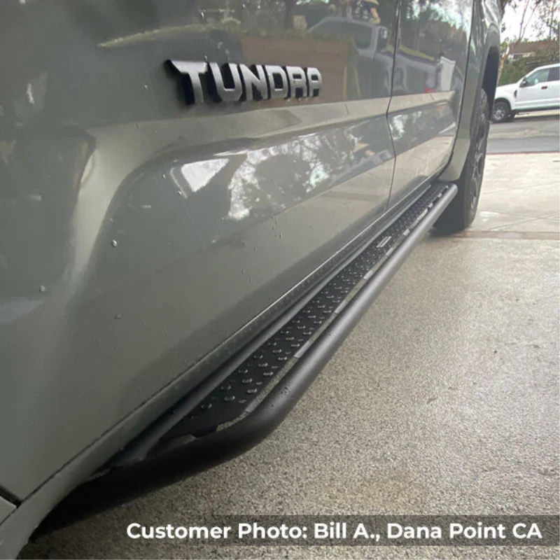 Go Rhino Dominator Xtreme D6 Running Baords with Rocker Panel Mounting Kit For Crew Max Only Model D64436T - Image 6