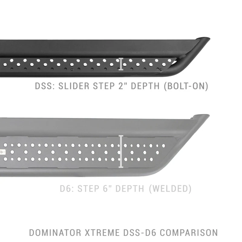 Go Rhino Dominator Xtreme DSS Running Baords with Rocker Panel Mounting Bracket Kit Model DSS4155T - Image 3