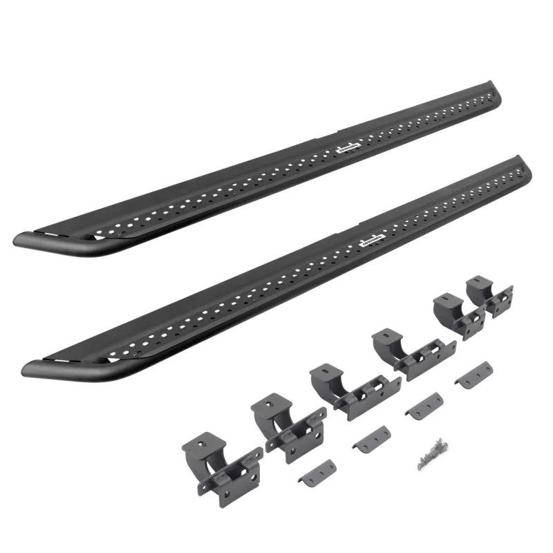 Go Rhino Dominator Xtreme DSS Running Baords with Rocker Panel Mounting Kit For Crew Max Model DSS4416T
