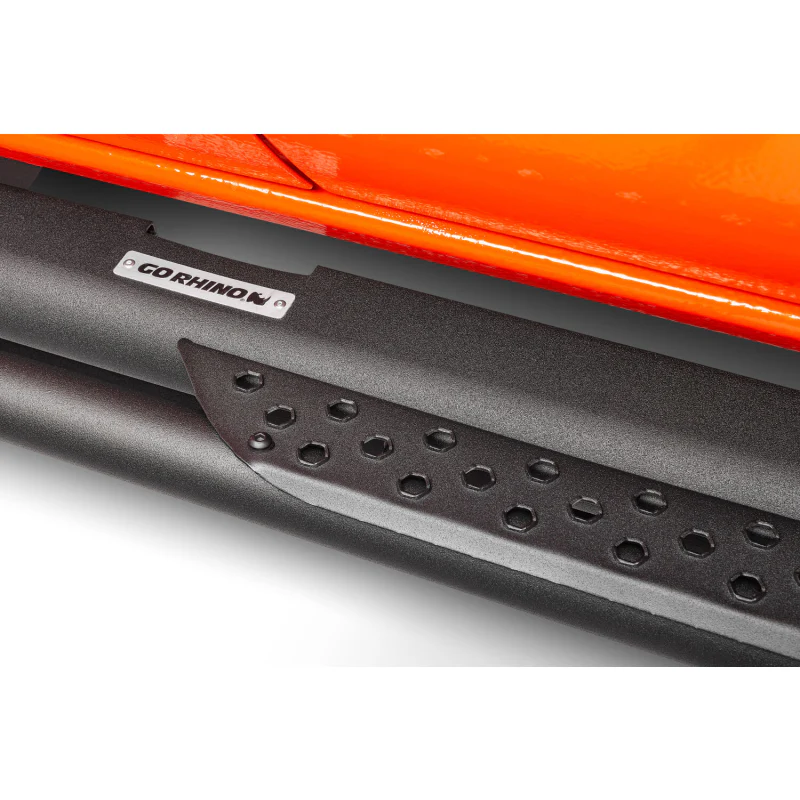 Go Rhino Dominator Xtreme DT Step Nerf Bars with Frame Mounting Bracket Kit For Double Cab only Model FSDT4429T - Image 2