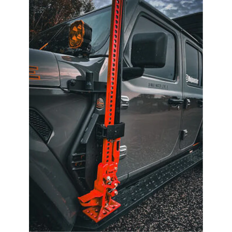 Go Rhino Exterior Hi-Lift Jack Mount with Clamp for Jeep Wrangler JL, JLU, Gladiator JT Model 701011T - Image 13