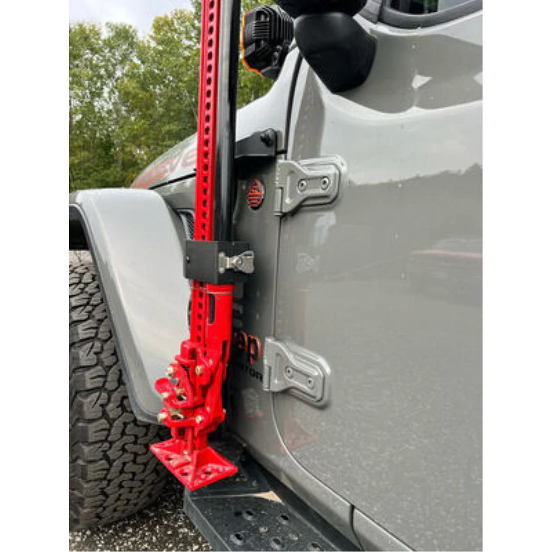 Go Rhino Exterior Hi-Lift Jack Mount with Clamp for Jeep Wrangler JL, JLU, Gladiator JT Model 701011T - Image 14