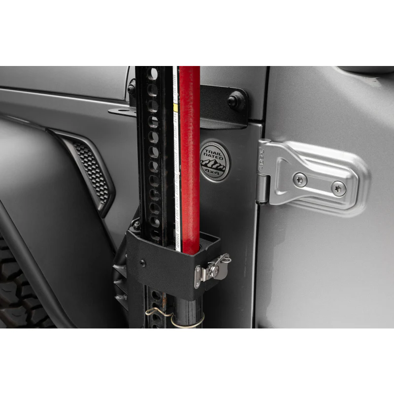 Go Rhino Exterior Hi-Lift Jack Mount with Clamp for Jeep Wrangler JL, JLU, Gladiator JT Model 701011T - Image 3