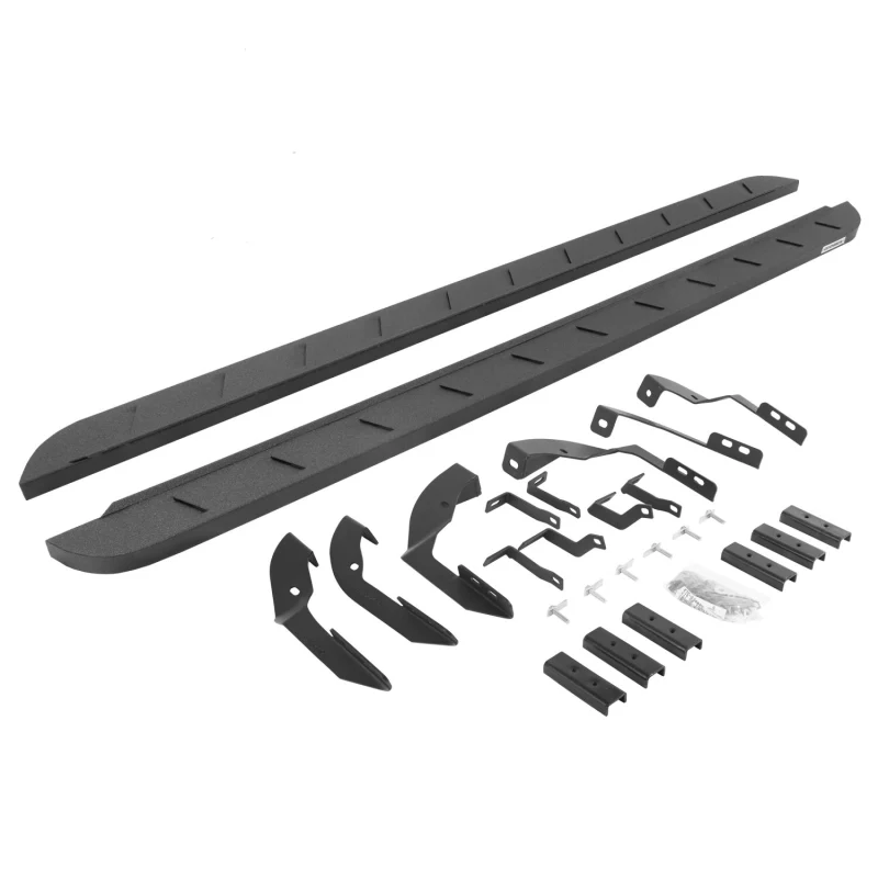 Go Rhino RB10 Slim Line Running Boards with Mounting Brackets Kit Model 63404280ST
