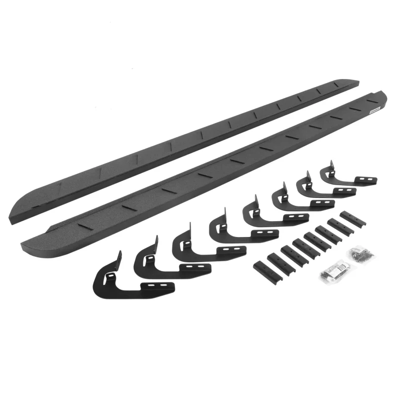 Go Rhino RB10 Slim Line Running Boards with Mounting Brackets Kit Model 63405880ST