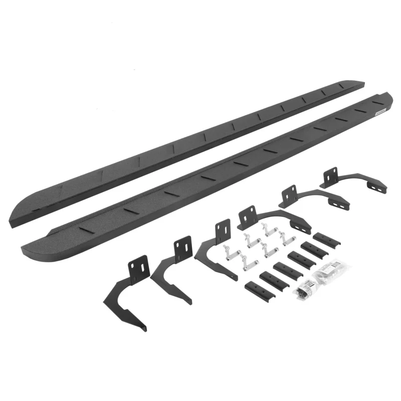 Go Rhino RB10 Slim Line Running Boards with Mounting Brackets Kit Model 63409980ST