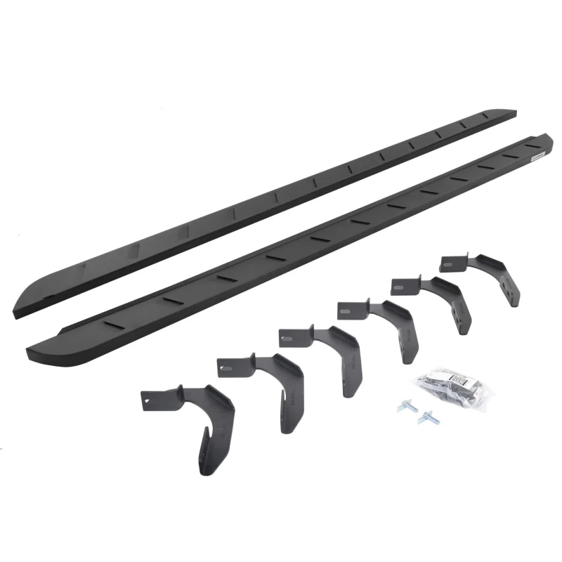 Go Rhino RB10 Slim Line Running Boards with Mounting Brackets Kit Model 63415087SPC