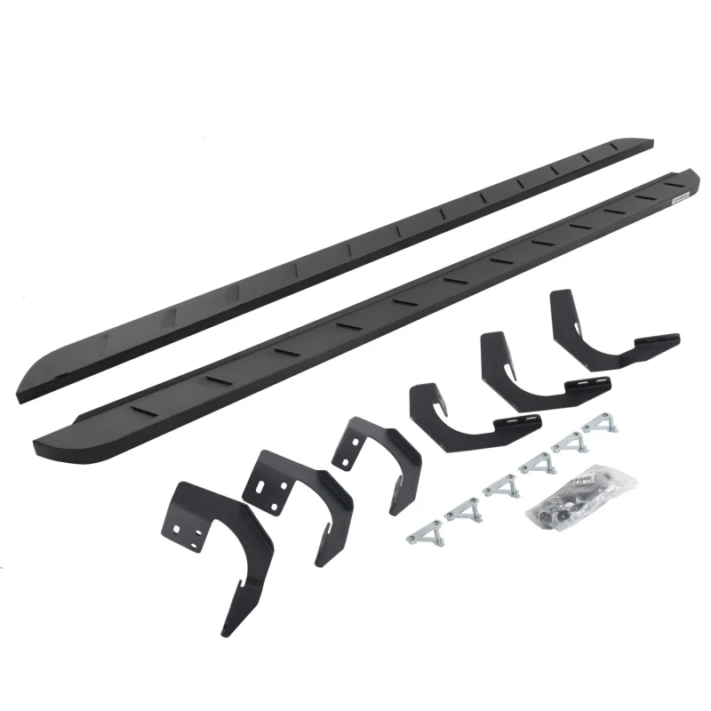 Go Rhino RB10 Slim Line Running Boards with Mounting Brackets Kit Model 63430680SPC