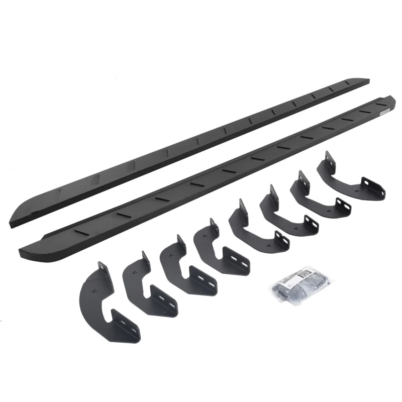Go Rhino RB10 Slim Line Running Boards with Mounting Brackets Kit Model 63441580SPC
