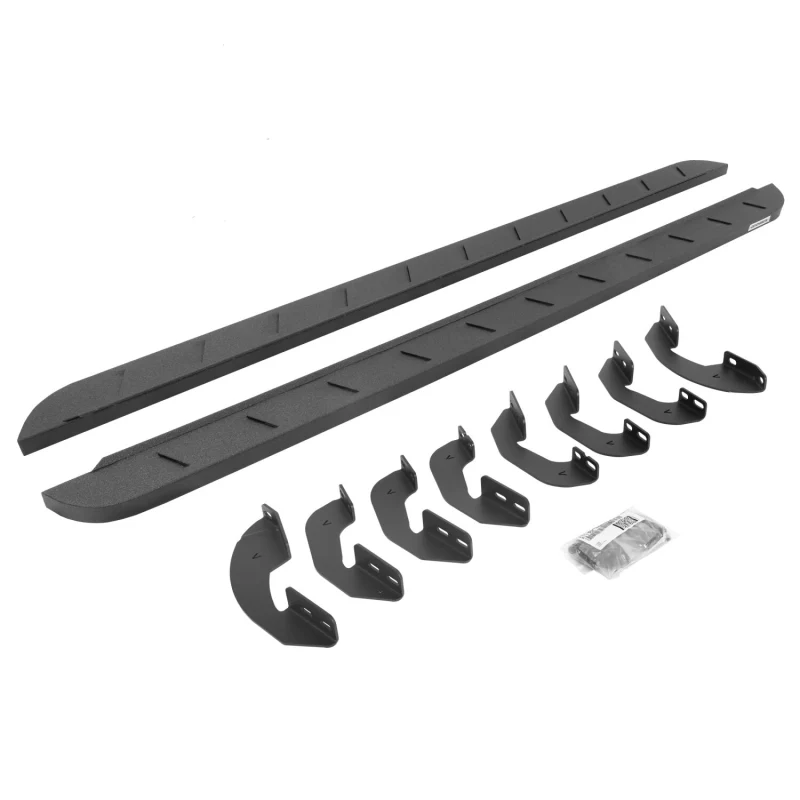 Go Rhino RB10 Slim Line Running Boards with Mounting Brackets Kit Model 63443580ST