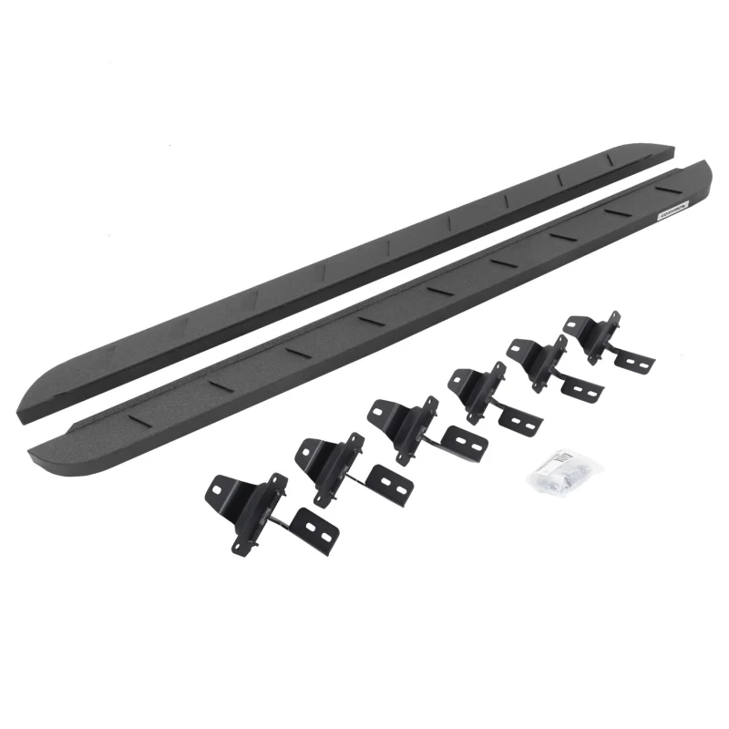 Go Rhino RB10 Slim Line Running Boards with Mounting Brackets Kit Model 63450673ST