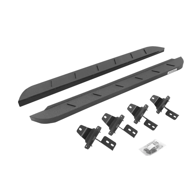 Go Rhino RB10 Slim Line Running Boards with Mounting Brackets Kit Model 63492748ST