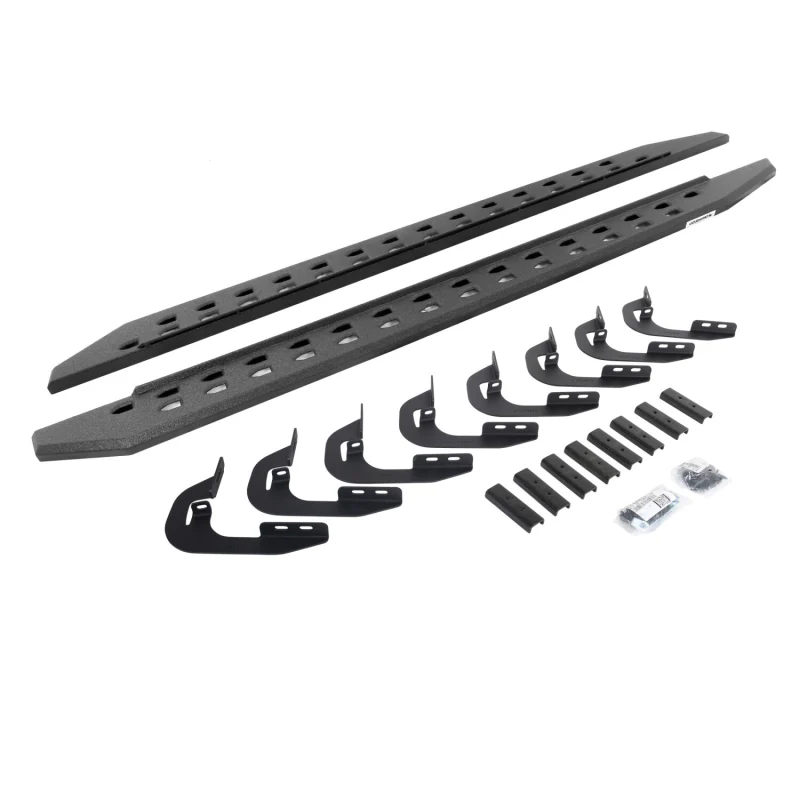 Go Rhino RB20 Slim Line Running Boards with Mounting Bracket Kit Model 69405880ST
