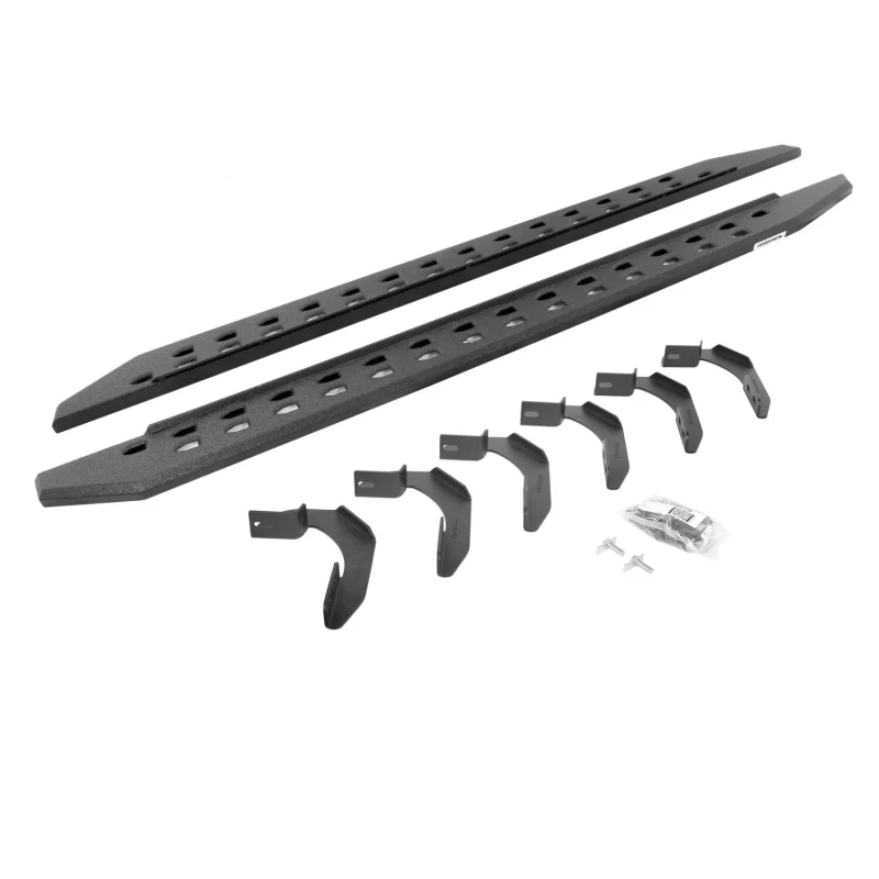 Go Rhino RB20 Slim Line Running Boards with Mounting Bracket Kit Model 69412680ST