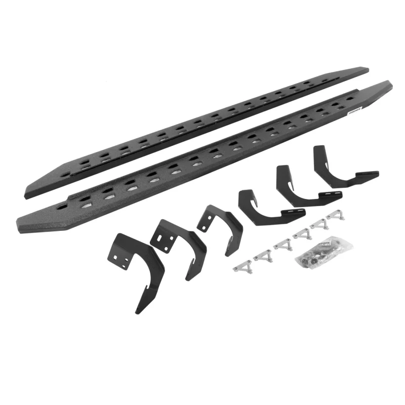 Go Rhino RB20 Slim Line Running Boards with Mounting Bracket Kit Model 69430687ST