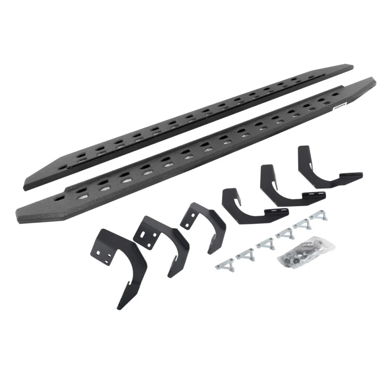 Go Rhino RB20 Slim Line Running Boards with Mounting Brackets Kit Model 69420687ST