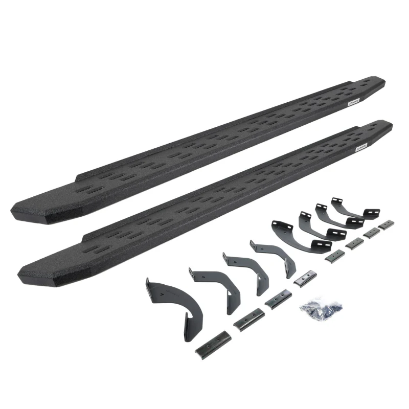 Go Rhino RB30 Running Boards with Mounting Bracket Kit Double Cab Model 69643580T