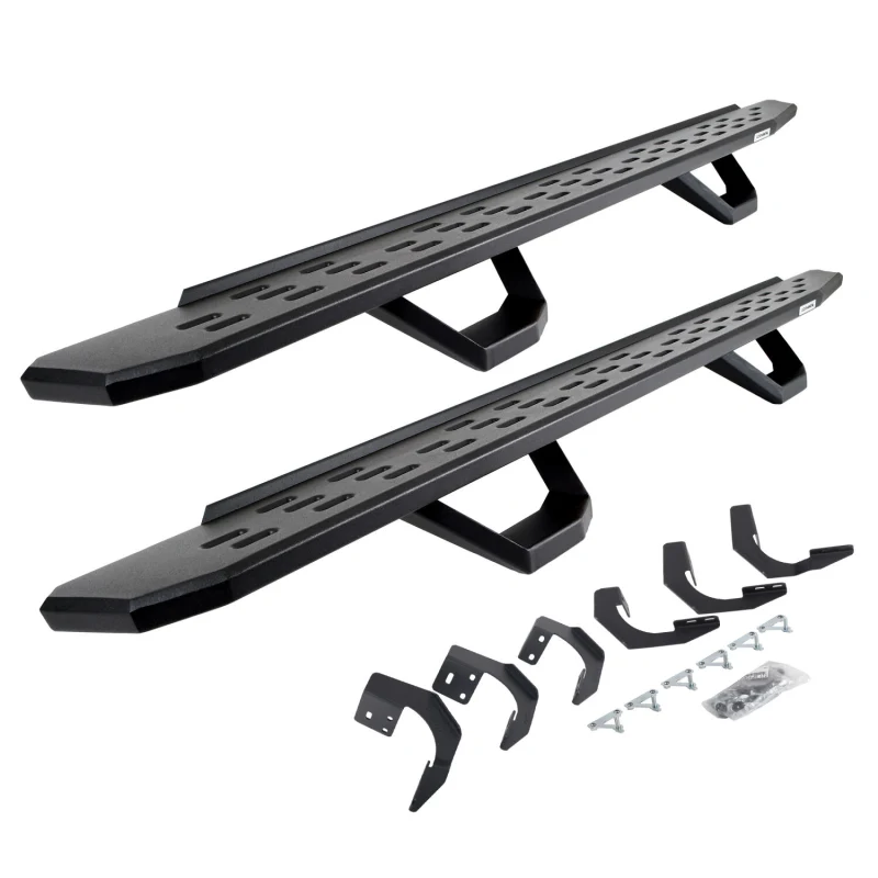 Go Rhino RB30 Running Boards with Mounting Brackets With 2 Pairs Drop Steps Kit Model 6962068720PC