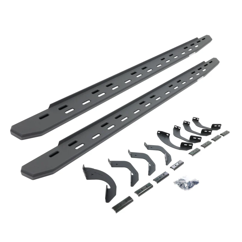 Go Rhino RB30 Slim Line Running Boards with Bracket Kit Double Cab Only Model 69643580SPC