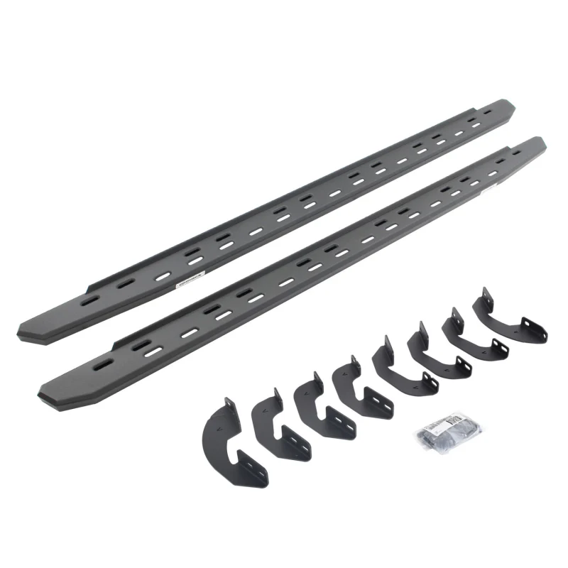Go Rhino RB30 Slim Line Running Boards with Bracket Kit For Crew Max Only Model 69641687SPC
