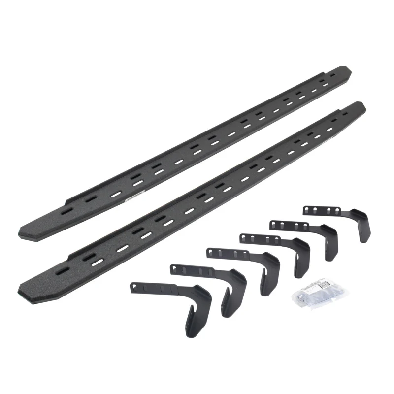 Go Rhino RB30 Slim Line Running Boards with Mounting Bracket Kit Model 69618087ST