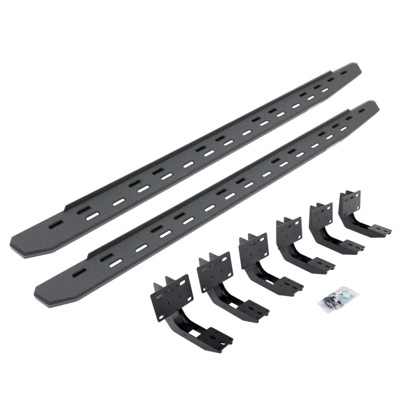 Go Rhino RB30 Slim Line Running Boards with Mounting Bracket Kit Model 69630680ST