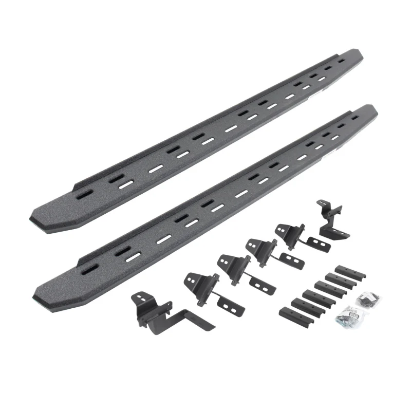 Go Rhino RB30 Slim Line Running Boards with Mounting Bracket Kit Model 69650568ST