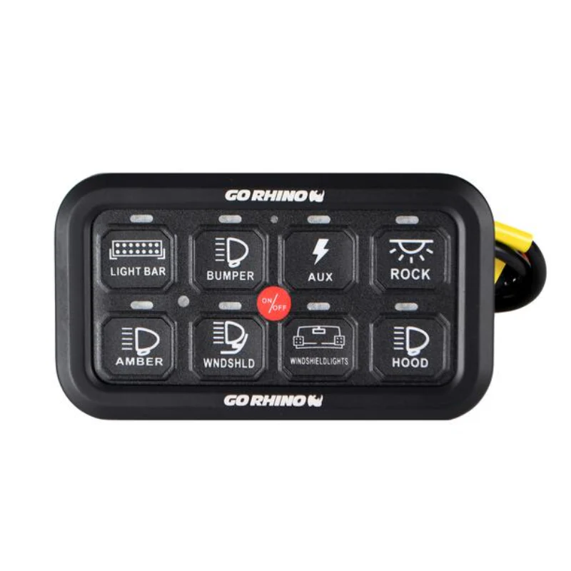 Go Rhino RGB 8-Channel Light Switch Controller without RF Control Model 758CHSCRGB
