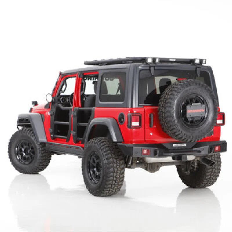 Go Rhino Rockline Low Profile Body Mount Tire Carrier For Jeep Model 27137T - Image 6