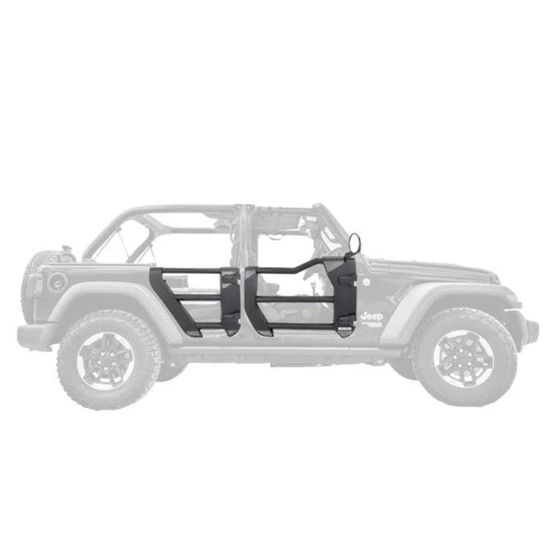 Go Rhino Trailline Tube Doors, Front pair for Jeep Wrangler JK/JKU Model 572501