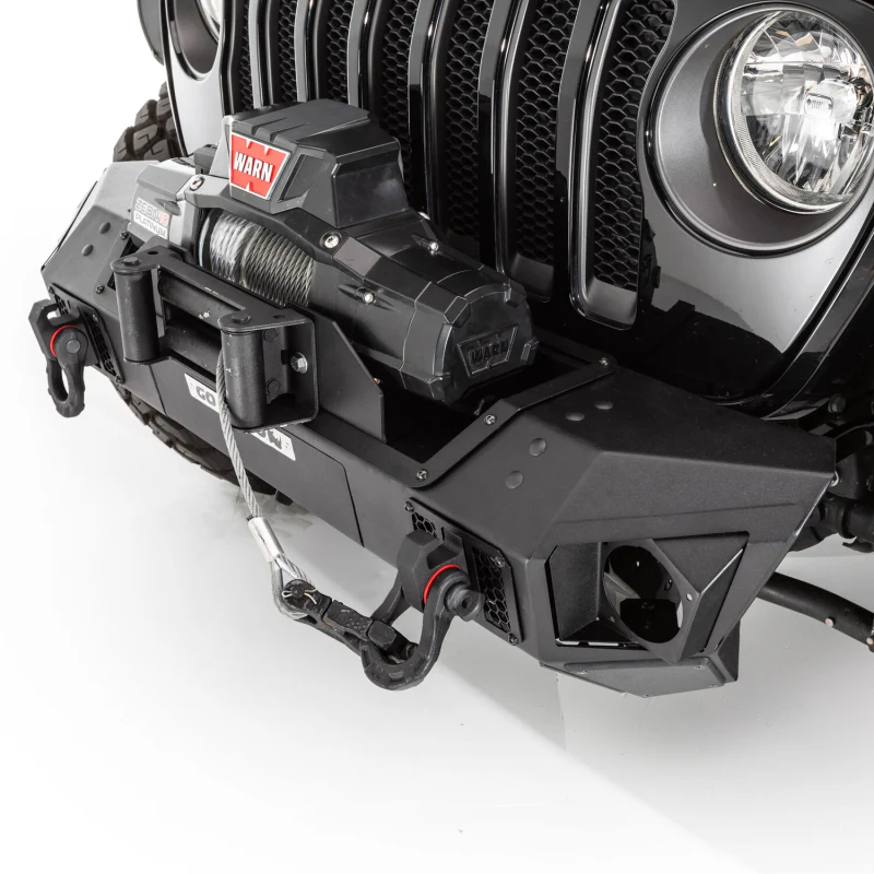 Go Rhino Trailline Winch Ready Front Stubby Bumper For Jeep Model 230111T - Image 5